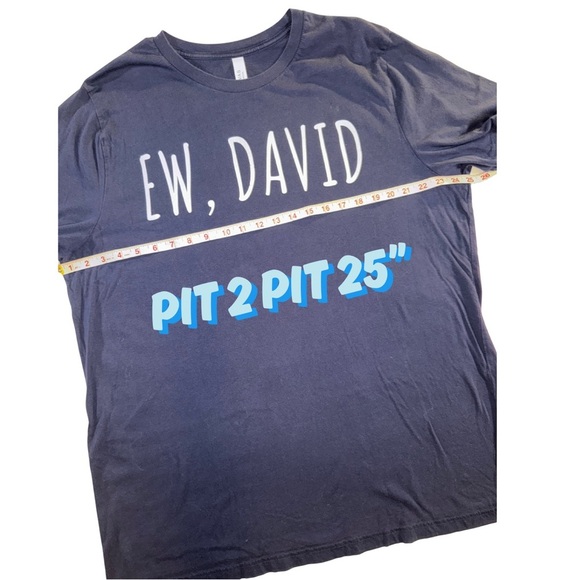 Source Unknown Navy Blue 'Ew, David' T-Shirt - Picture 3 of 4